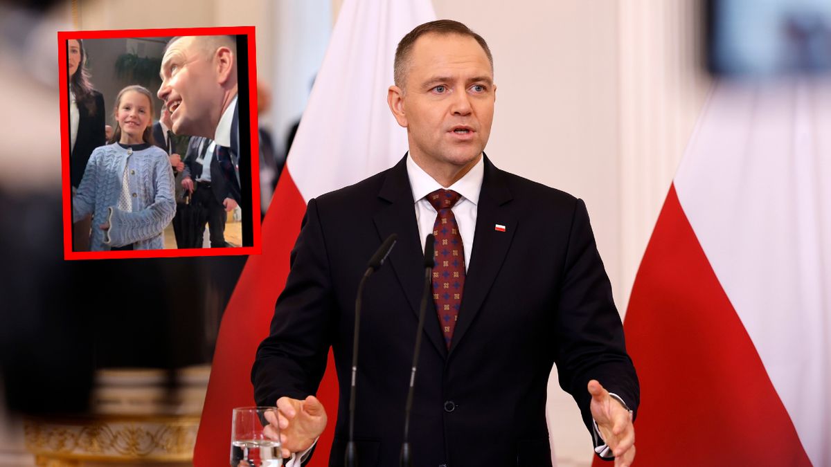  Dziewczynka zaskoczyła Nawrockiego. Rozmawiali o... K-popie