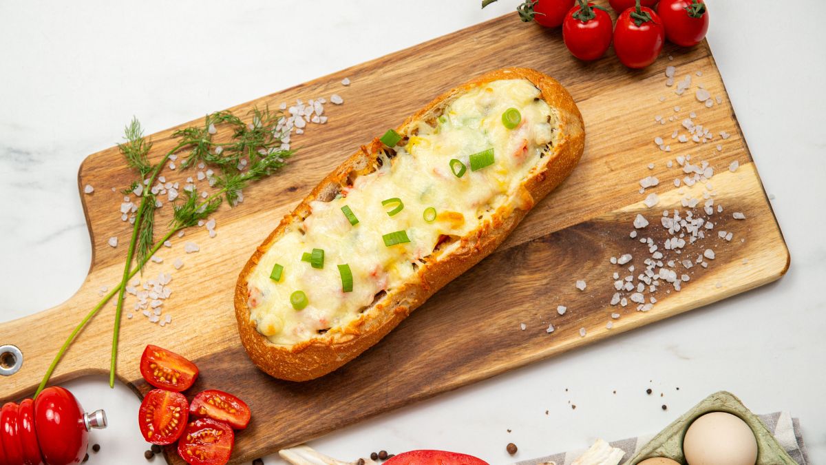 Chrupiąca bagietka w takim wydaniu to prawdziwy sztos