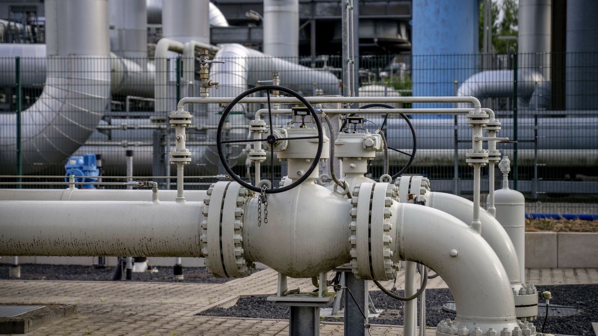 Nie tylko Wielka Brytania napełnia magazyny gazem.  To magazyn tego surowca w pobliżu Eiterfeld, w środkowych Niemczech