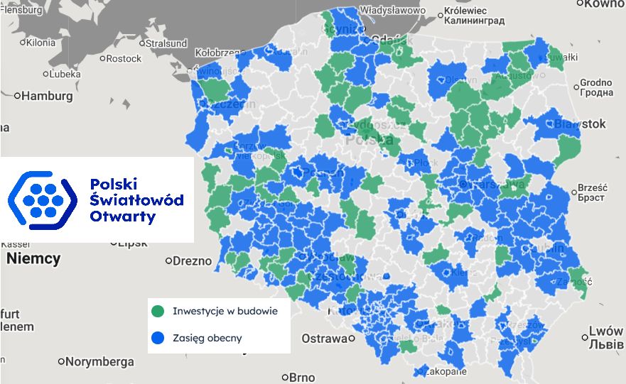 Spółka związana z Play poszerzyła zasięg. Ponad 4,5 mln adresów