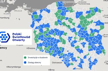 Zasięg Polskiego Światłowodu Otwartego