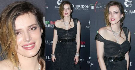 Zmęczona Bella Thorne snuje się po festiwalu filmowym