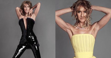 Potargana Celine Dion eksponuje pachy w nowej sesji