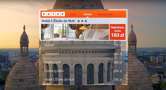 Łatwe i szybkie planowanie podróży w nowej reklamie Kayak.pl