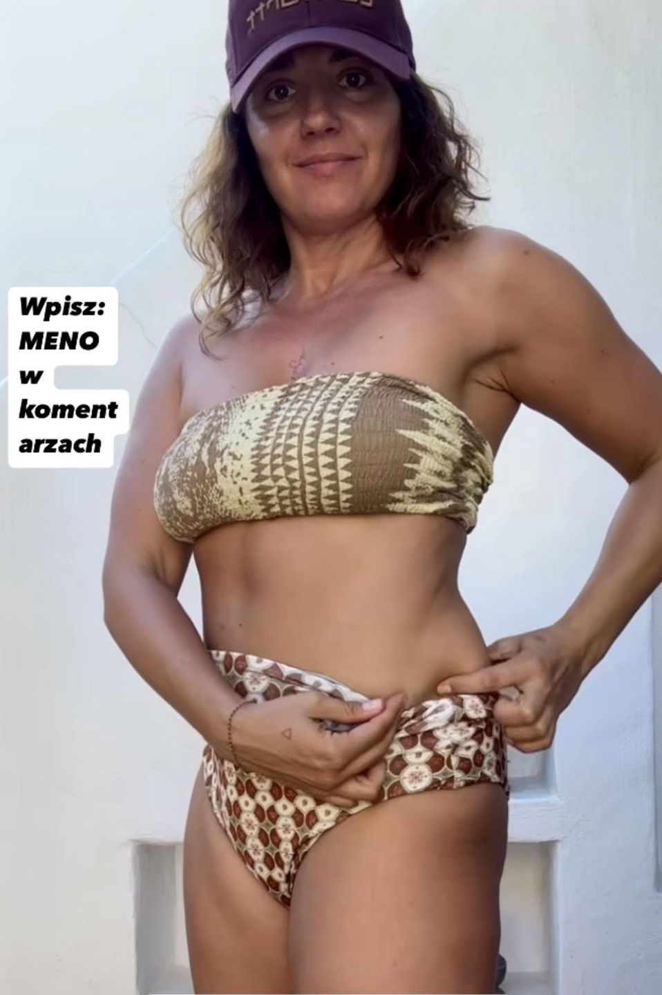 Naturalna żona Marcina Prokopa eksponuje ciało w bikini