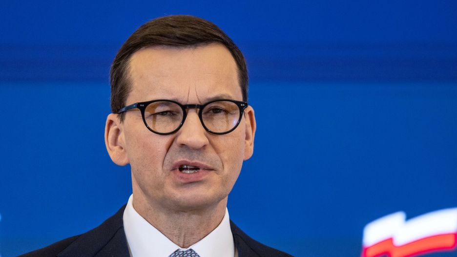 Premier Morawiecki og?asza tarcz? antyinflacyjn? 2.011.01.2022 Warszawa Konferencja premiera Mateusza Morawieckiego   fot. Jacek Dominski/REPORTER
n/z: Mateusz MorawieckiJacek Dominski/REPORTER