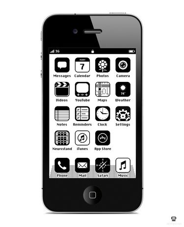 iPhone RetroOS (fot. reponen.livejournal.com)