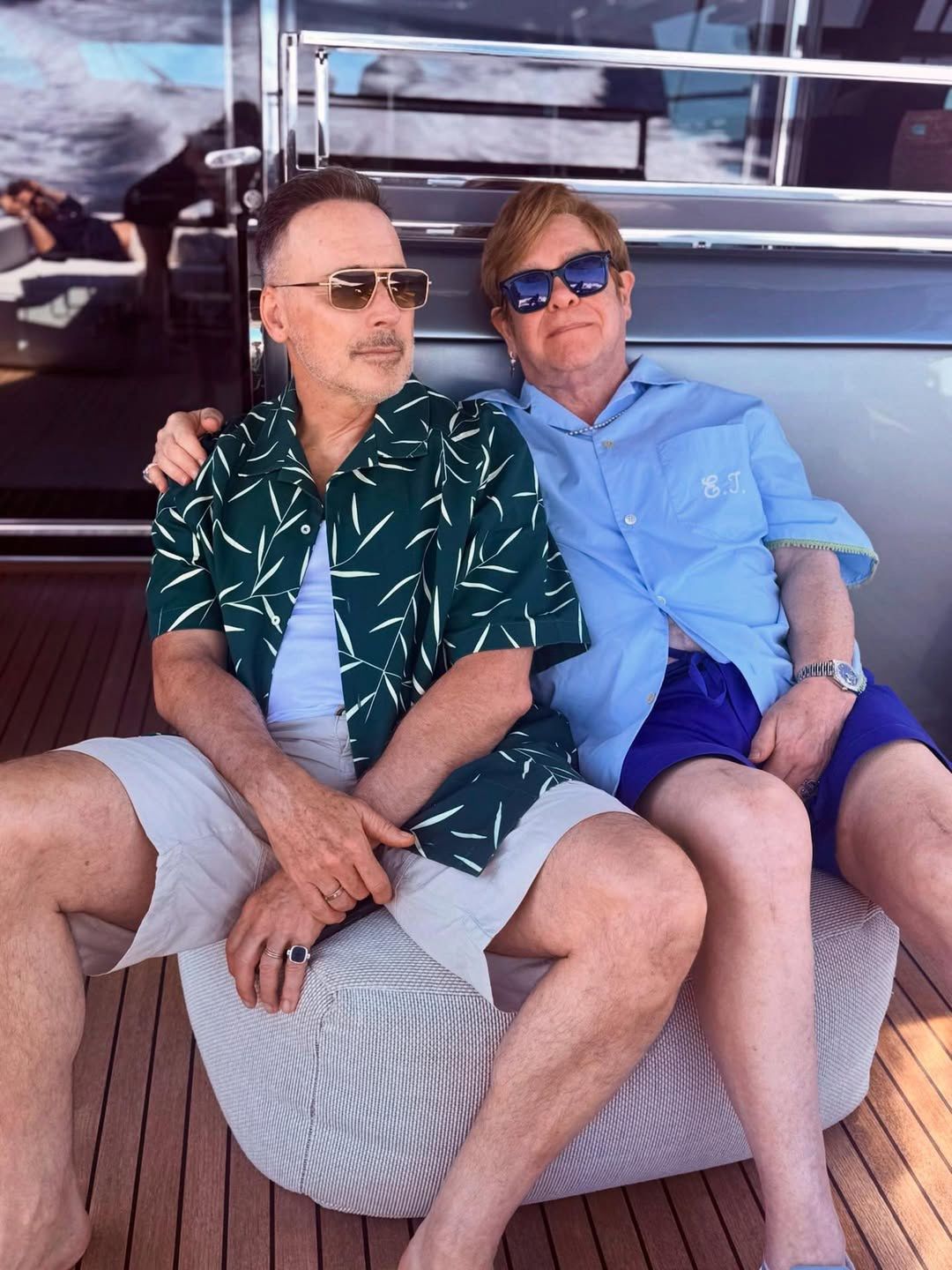 Elton John z mężem