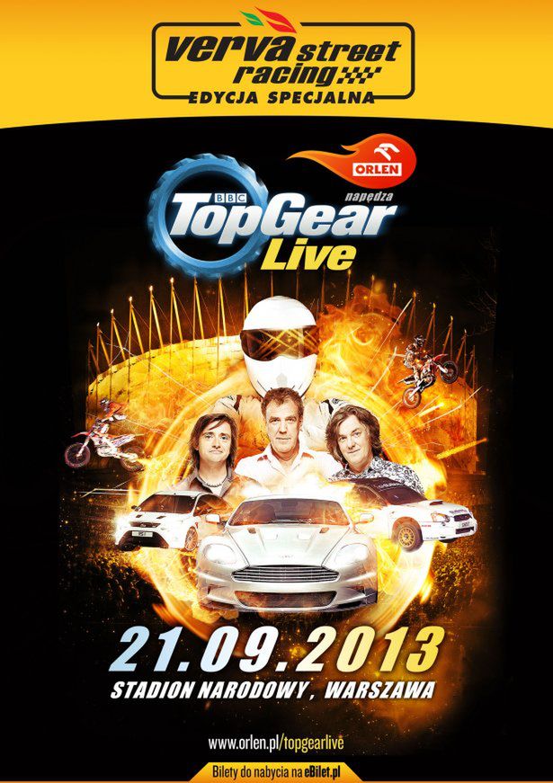 Top Gear Live w Polsce na Verva Street Racing 2013