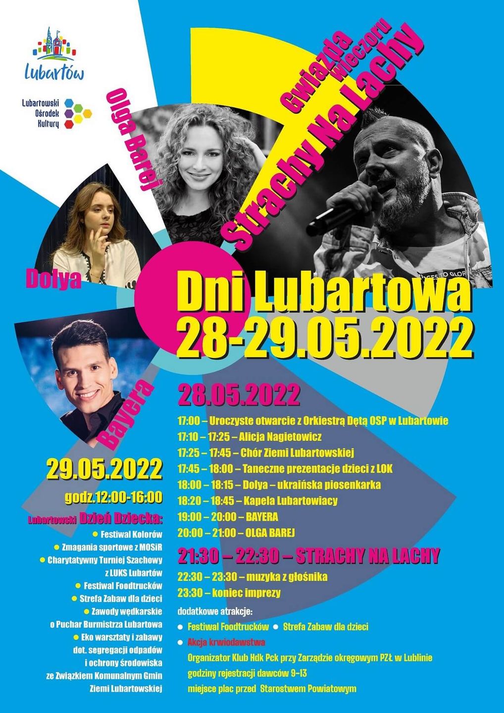 Dni Lubartowa 2022 - BAJERA, OLGA BAREJ, STRACHY NA LACHY