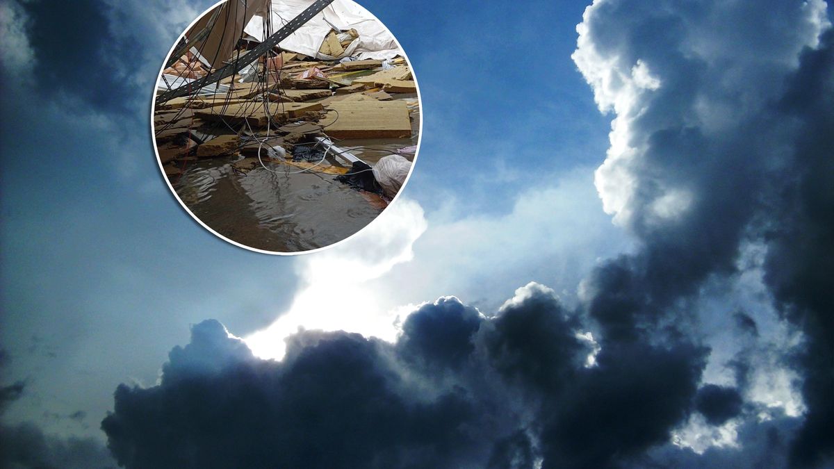 Nad Polską przeszły groźne burze