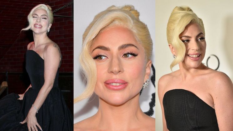 Lady Gaga odbiera nagrodę dla najlepszej aktorki