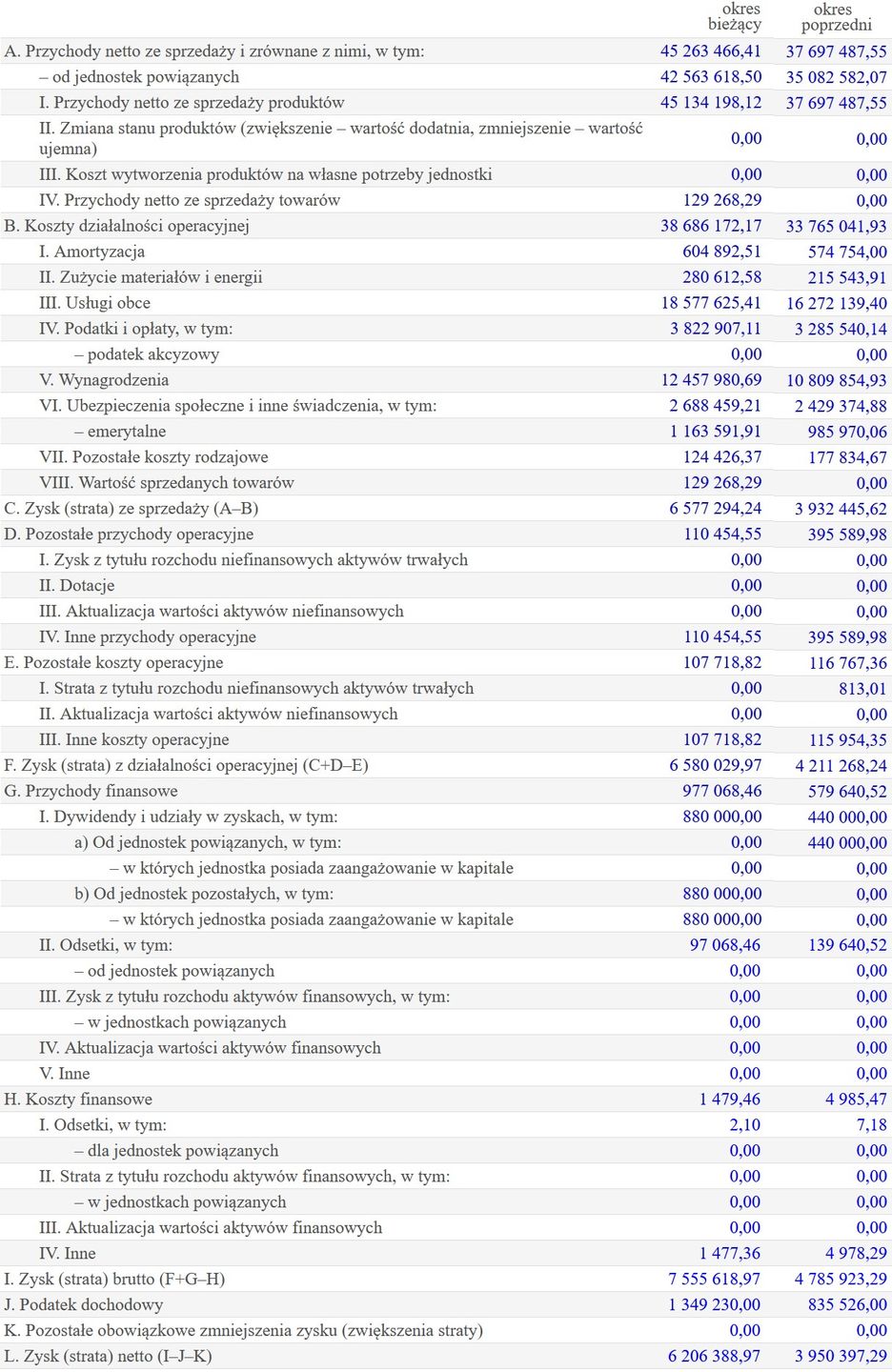 Wyniki finansowe RMF Maxx