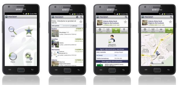 Aplikacja mobilna marki Morizon 2