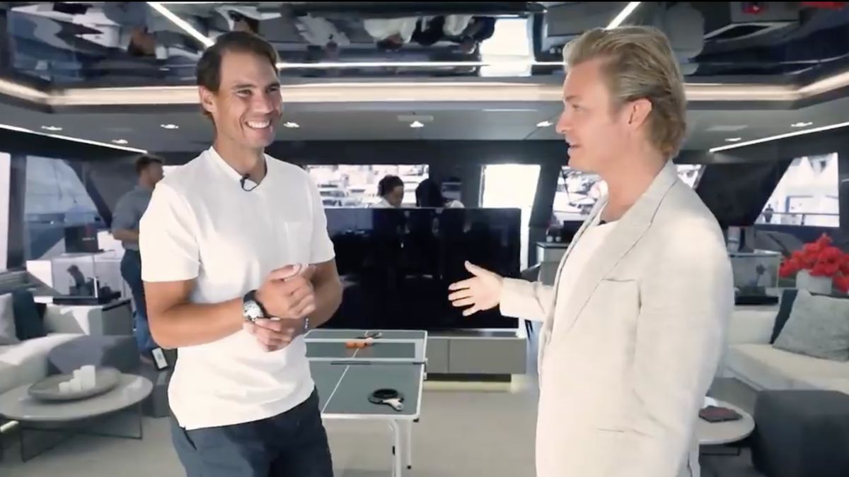 Rafael Nadal i Nico Rosberg 