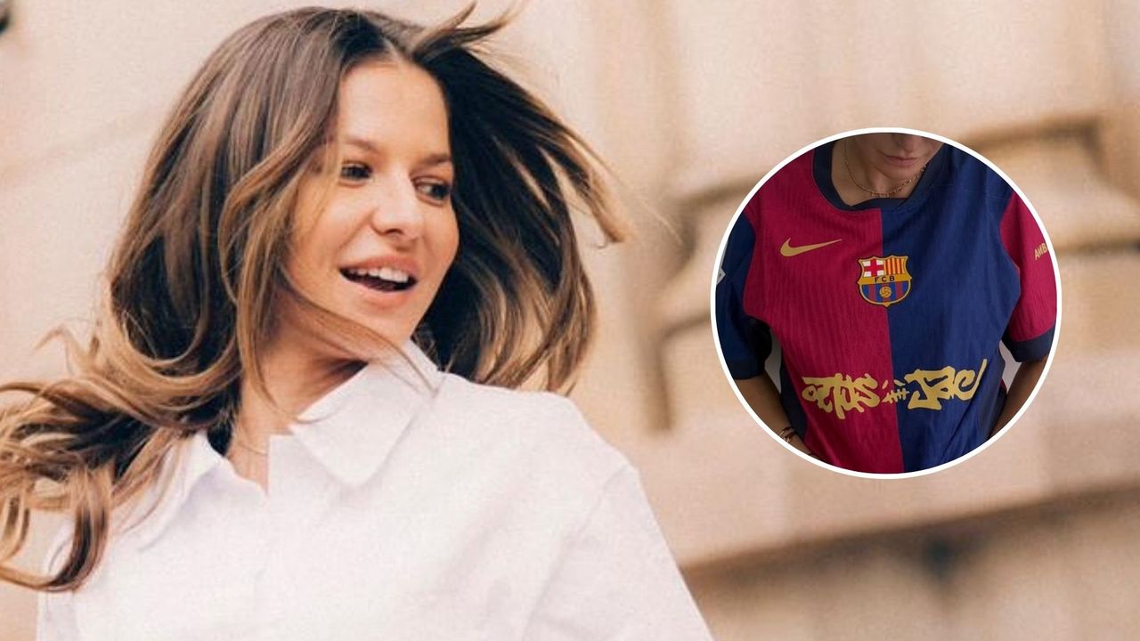 Anna Lewandowska brylowała na trybunach. Koszulka Laury skutecznie ROZCZULA