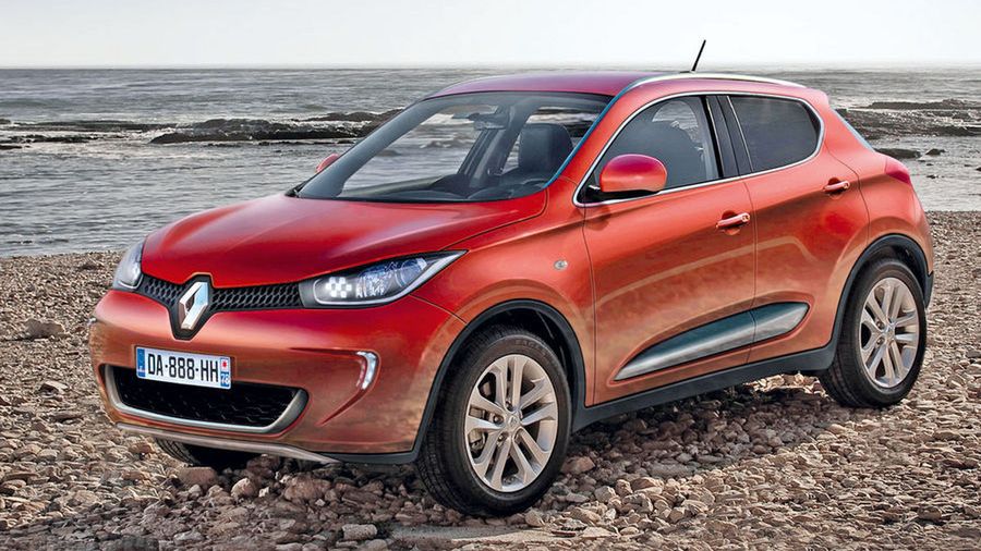 Kompaktowy crossover Renault na bazie Nissana Juke - nieoficjalna wizualizacja (źródło: Auto Express)
