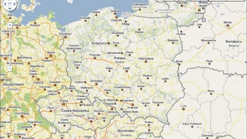 Odświeżony interfejs Map Google 1