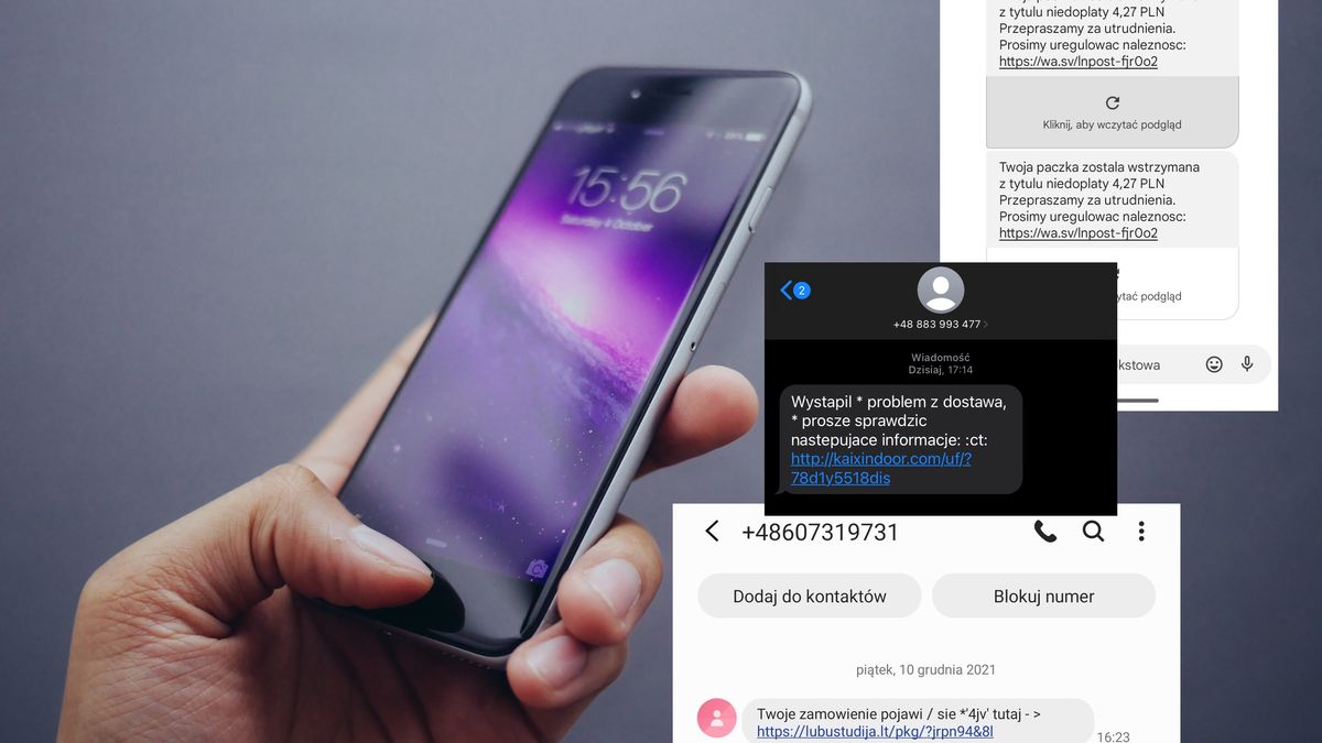 Dostajemy kolejne zgłoszenia fałszywych SMS-ów o paczkach