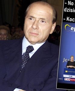 Nie żyje Silvio Berlusconi. TVP nie mogło sobie darować