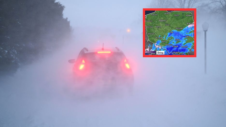  Niż genueński przynosi śnieg i marznące opady