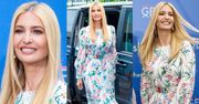 Uśmiechnięta Ivanka Trump pozuje w letniej sukience za 10 tysięcy