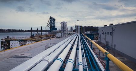 Morski Terminal Przeładunkowy ORLEN w Gdańsku gotowy w ponad 90 procentach