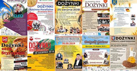 Dożynki w naszym regionie. Na scenach m.in. Akcent, Cleo, Dejw, Bayera czy Łzy
