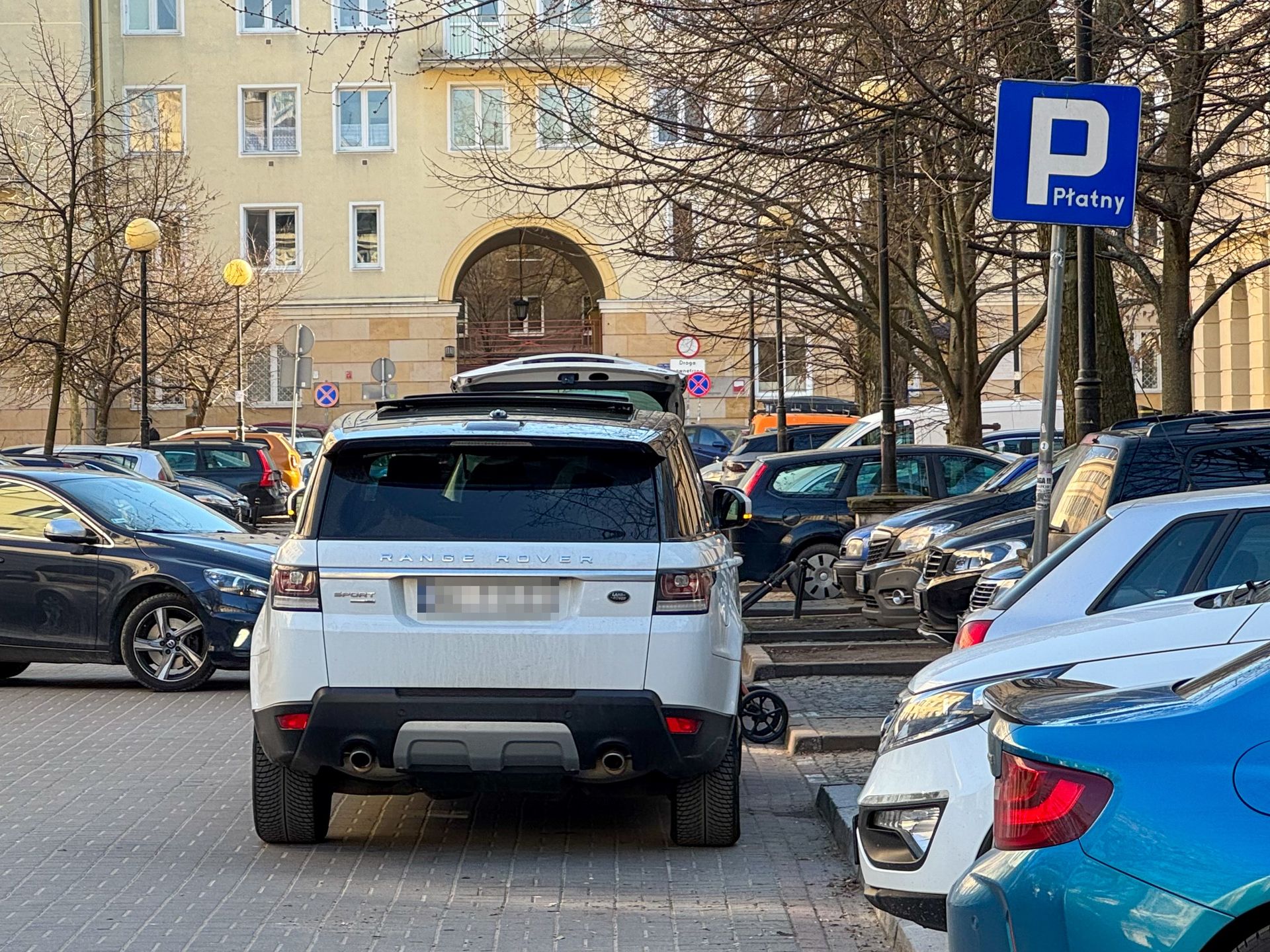 Beata Ścibakówna znowu parkuje na zakazie