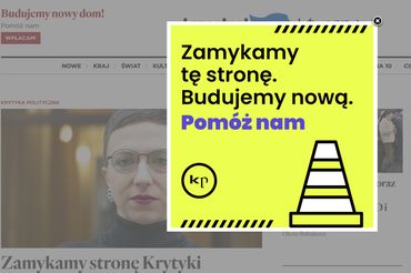 Krytyka Polityczna prosi o wsparcie 