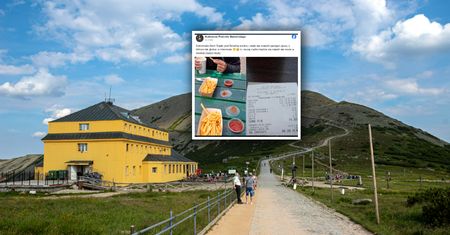 Wziął frytki i napoje. Rachunek zwala z nóg. Turysta komentuje