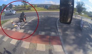 Olsztyn. Policja zatrzymała motocyklistę, który potrącił 6-latkę na pasach