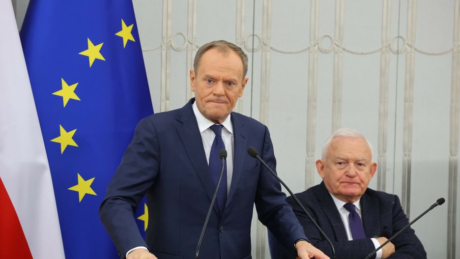 Donald Tusk i Leszek Miller