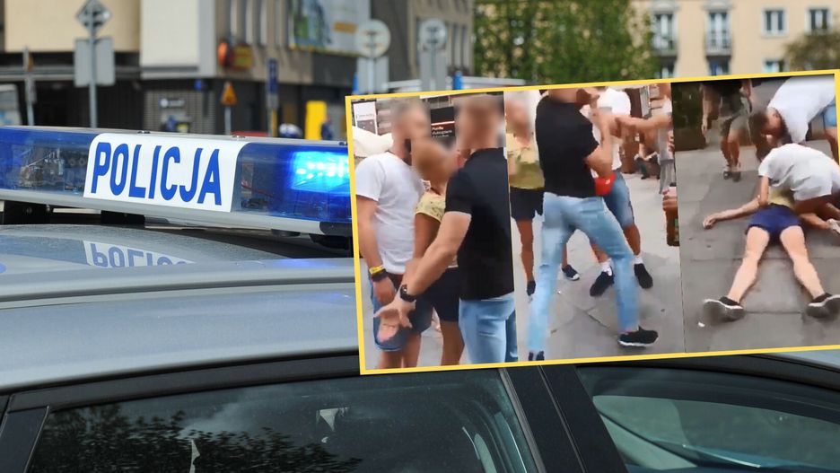Policja pobicie