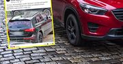 Zaparkował na chodniku. Tak teraz wygląda jego audi