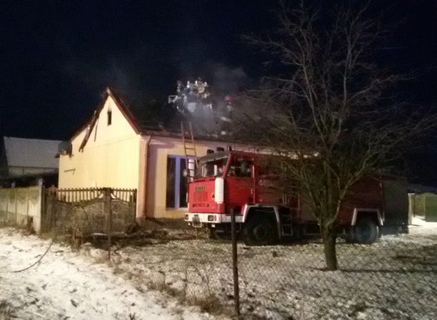 Z regionu: Pożar budynku mieszkalnego w Wyszmontowie