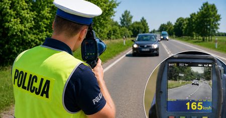 165 km/h zamiast dozwolonej prędkości. Kierowca słono zapłaci