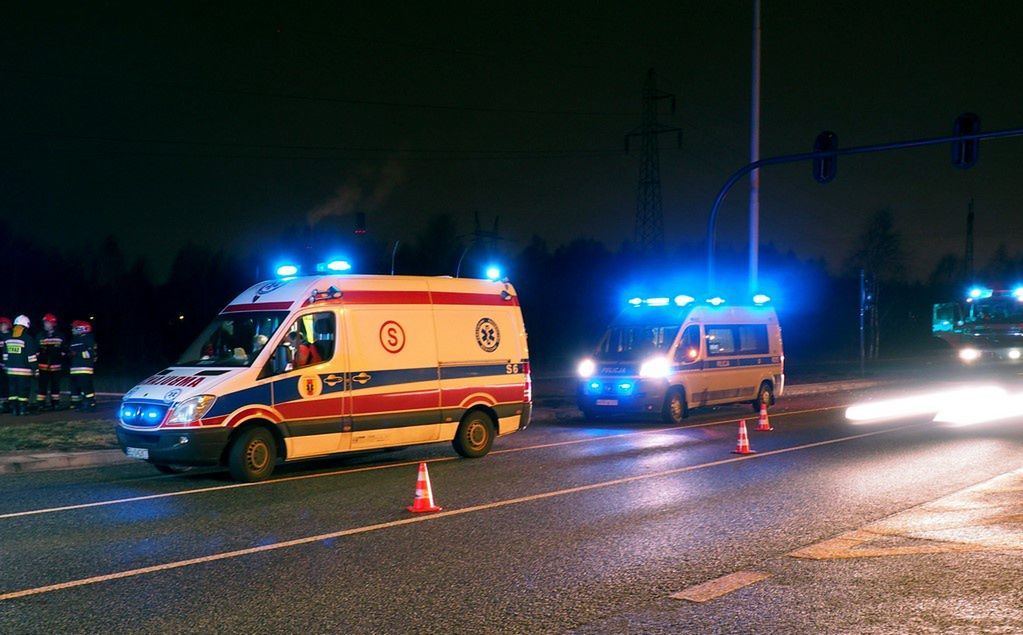 Wypadek w powiecie kieleckim