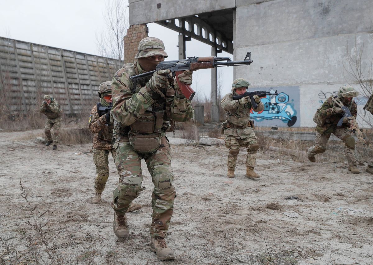 Ukraińscy żołnierze przygotowują się do ewentualnej agresji ze strony Rosji 