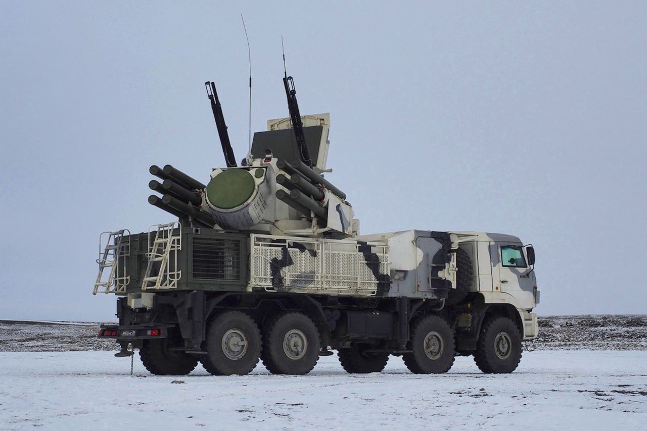 Russian anti-aircraft system Pantsir-S1