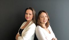 Wioleta Spychalska-Sztanga i Aleksandra Witkowska w agencji Arskom