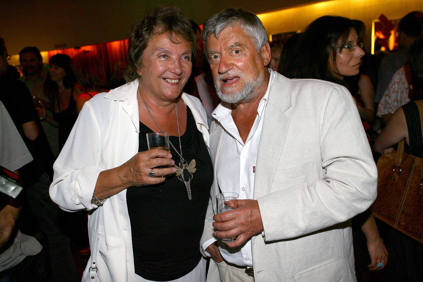 Janusz Michałowski i Izabella Cywińska