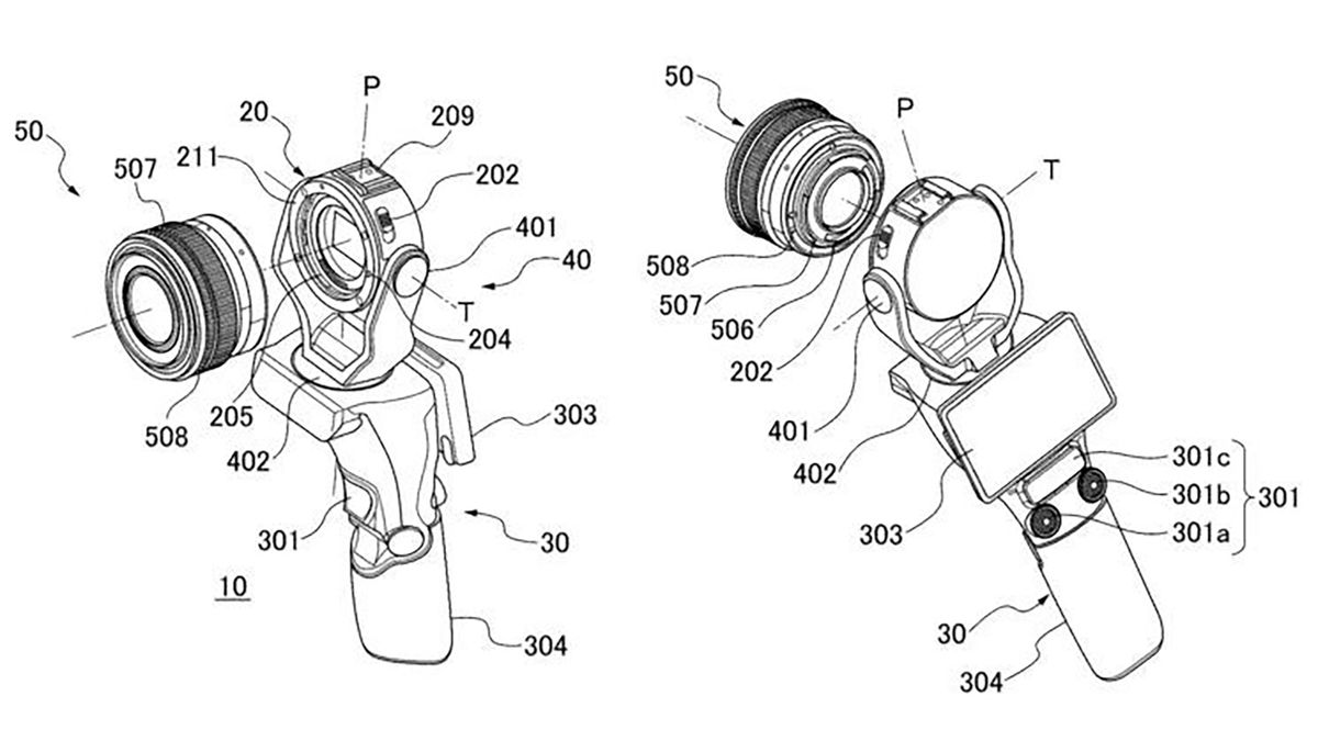 Canon chce zaszkodzić DJI? Najnowszy patent firmy przypomina DJI Osmo 1
