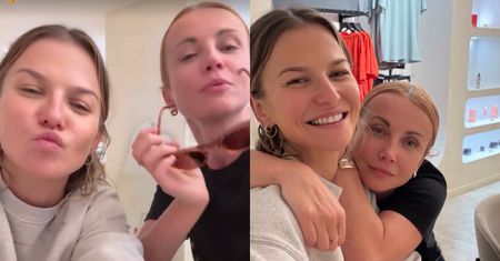 Katarzyna Zielińska wpadła do studia Anny Lewandowskiej w Barcelonie. "Jak ona ma tu ŁADNIE!"