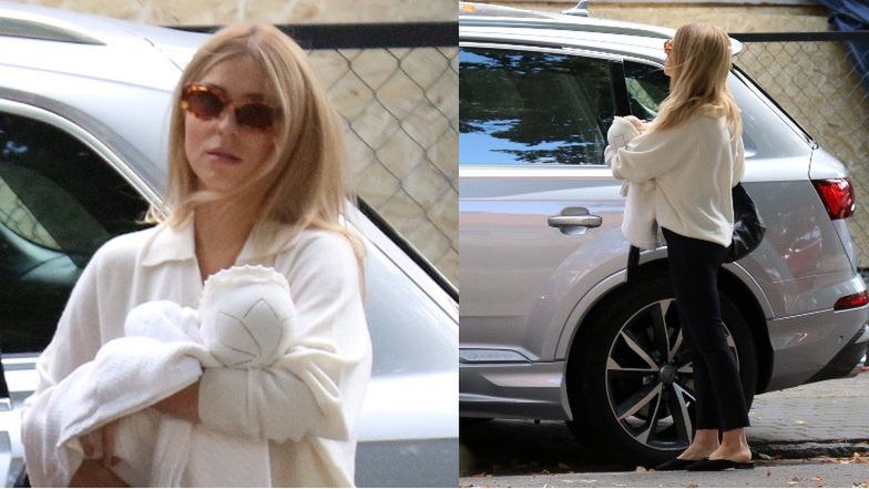 Kasia Tusk z mężem i dziećmi odwiedza rodziców