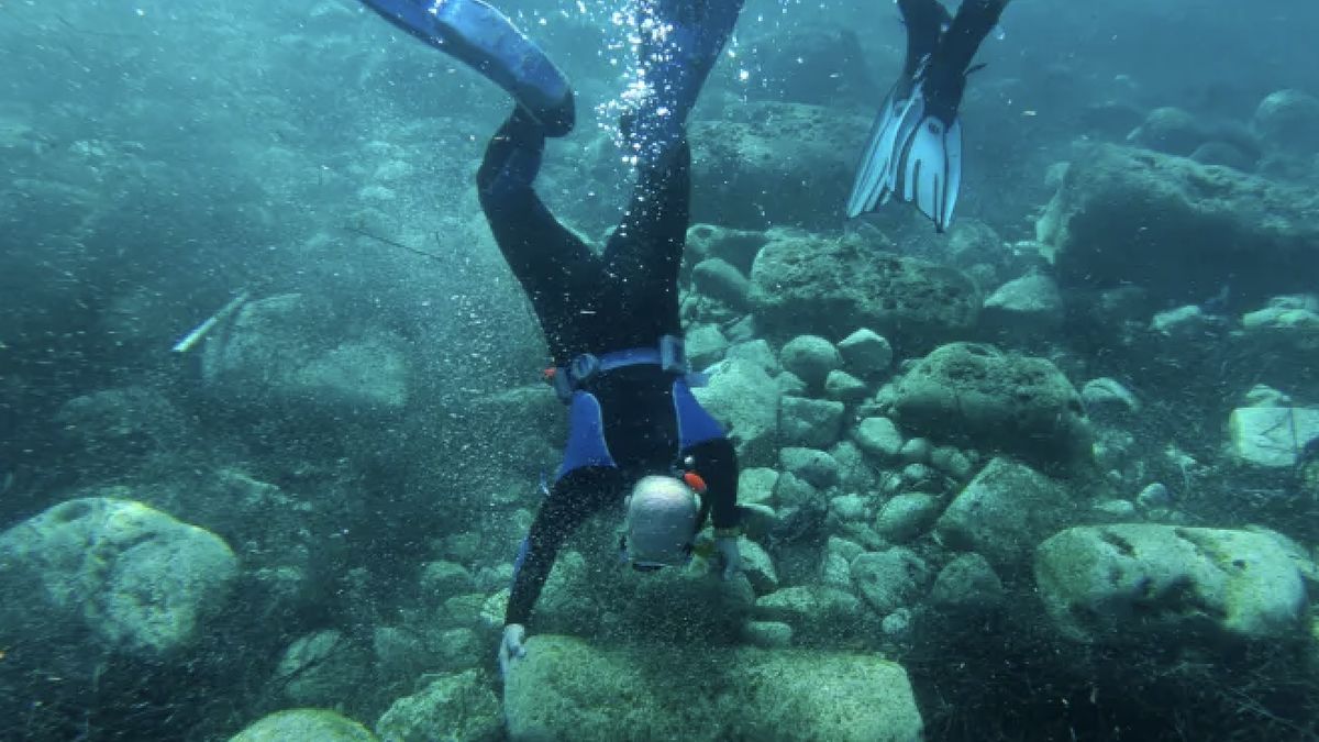 Polscy naukowcy podczas prac podwodnych w Libii