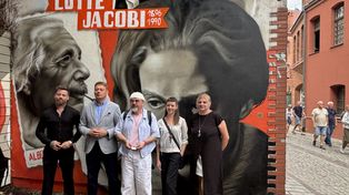 Toruń upamiętnił Lotte Jacobi. Powstały mural, rzeźba i wystawa