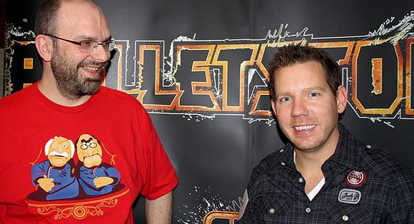 Adrian Chmielarz (People Can Fly) i CliffyB (Epic)