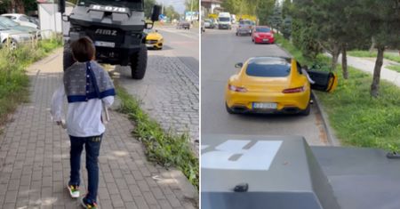 Tak syn Rutkowskiego pojechał do szkoły. "Biedne dziecko"