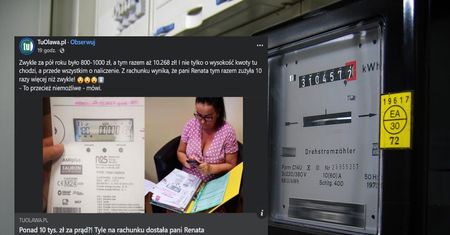 Wymienili jej licznik prądu. Dostała rachunek na ponad 10 tysięcy